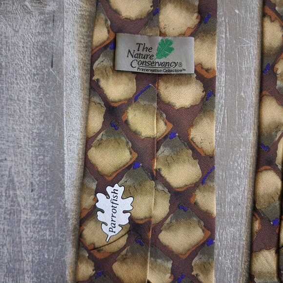 Three Silk Ties Collection Nature Conservancy World WildLife Fund Tropical Tango - Picture 4 of 13